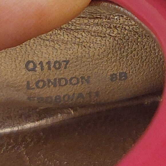 COACH London Pink Patent Leather Flats Women's US 8B - Picture 12 of 12